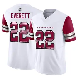 Nike Deshazor Everett Washington Commanders Men's Limited White Vapor F.U.S.E. Jersey