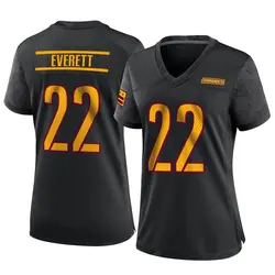 Nike Deshazor Everett Washington Commanders Women's Game Black Alternate Jersey